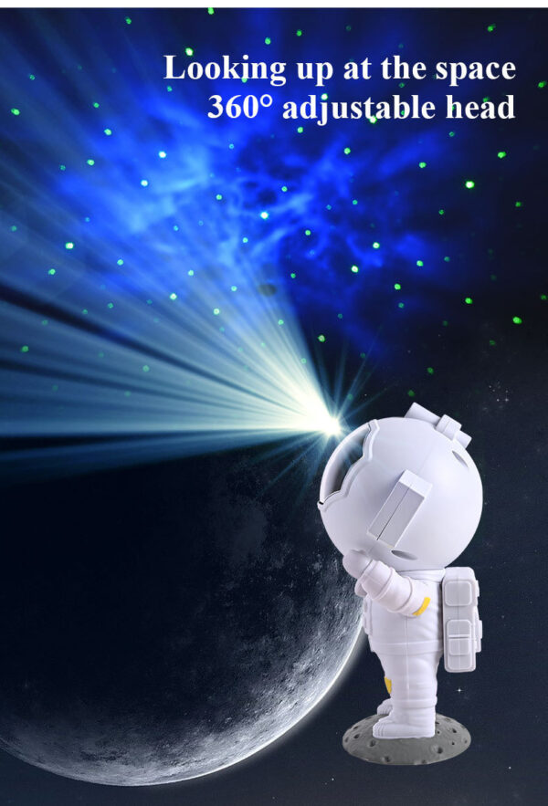 Galaxy Star Projector Starry Sky Night Light Astronaut Lamp Home Room Decor Decoration Bedroom Decorative Luminaires Gift - Image 4