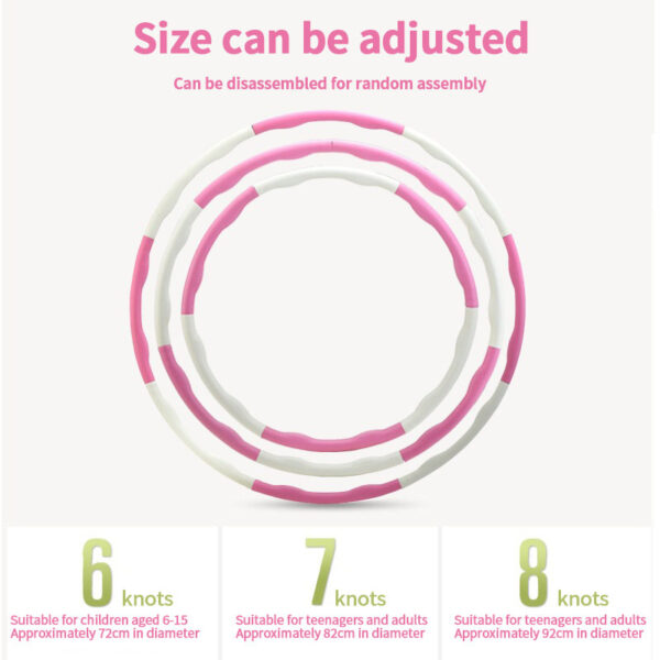 Home Workout Sports Hoop Circle Slimming Massage Hoop Fitness Excercise Gymnastic Yoga Hoop Accessories Bodybuilding Equipment - Image 6