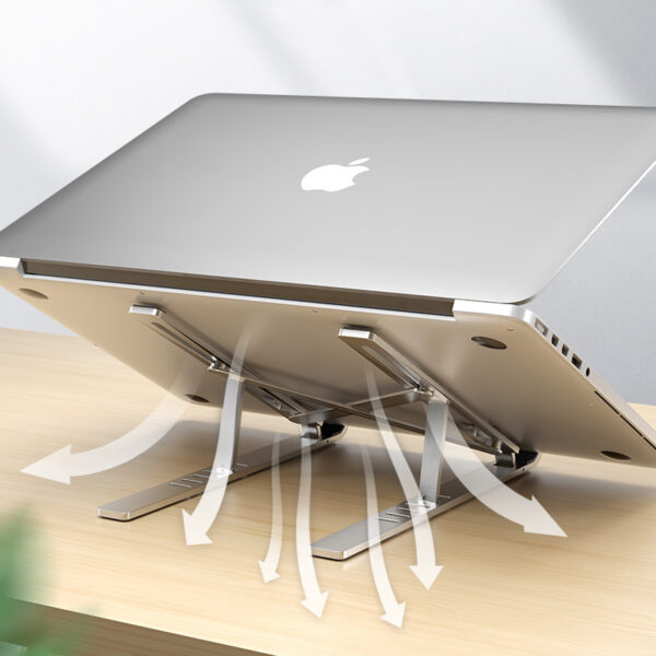 Laptop stand cooling portable adjustable stand - Image 2